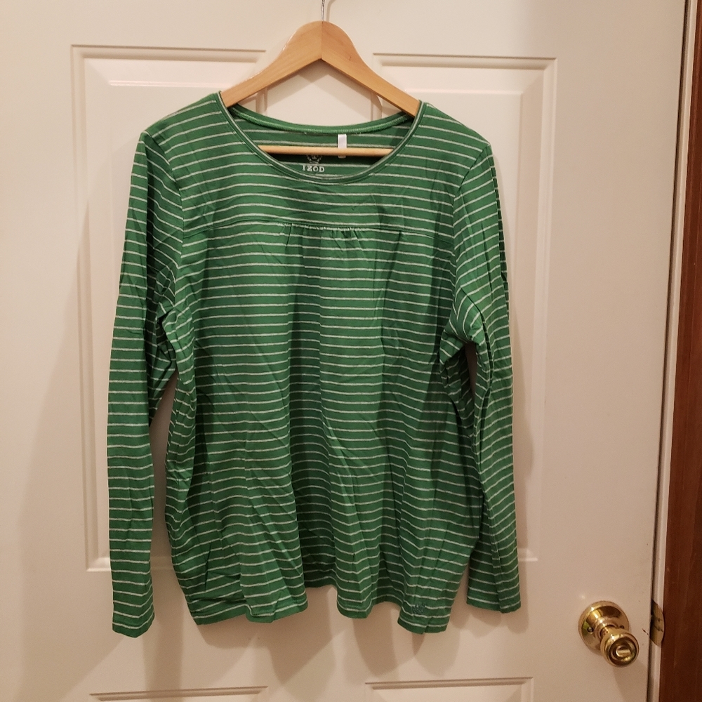 Izod Striped Top